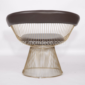 वॉरेन प्लॅटनर स्टेनलेस स्टील जेवणाची खुर्चीची प्रतिकृती